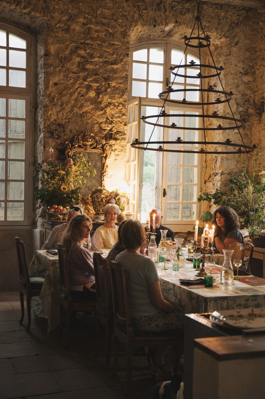 Guests at the table together