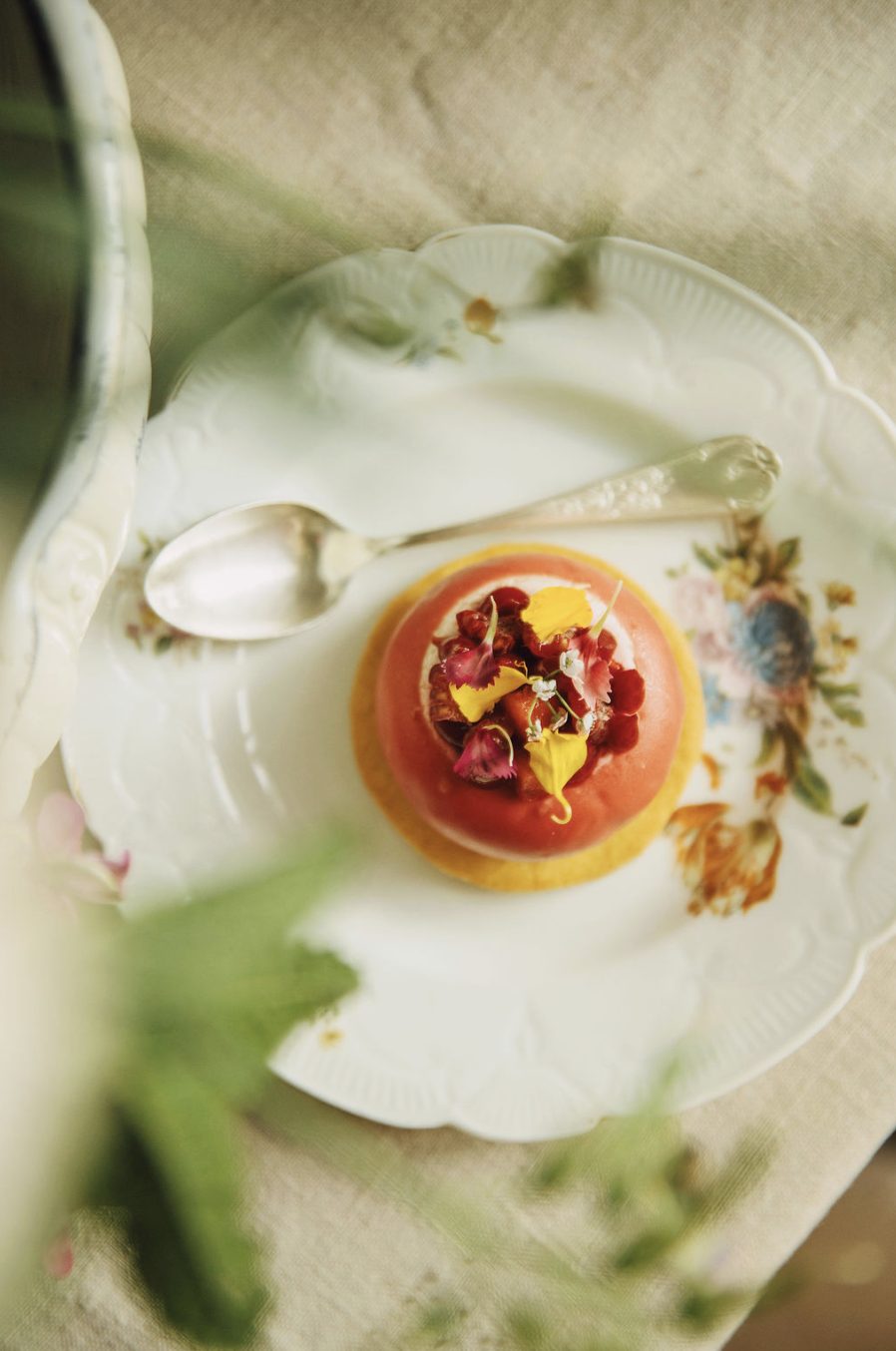 A dessert from the château kitchen