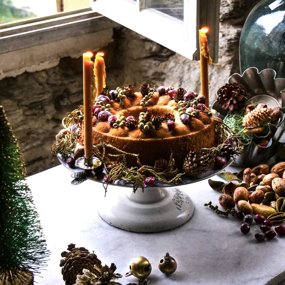 A Christmas table