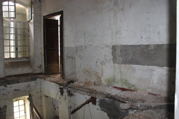 A bedroom before the work