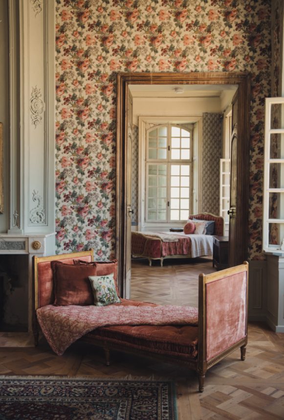 The Family Suite, the floral bedroom