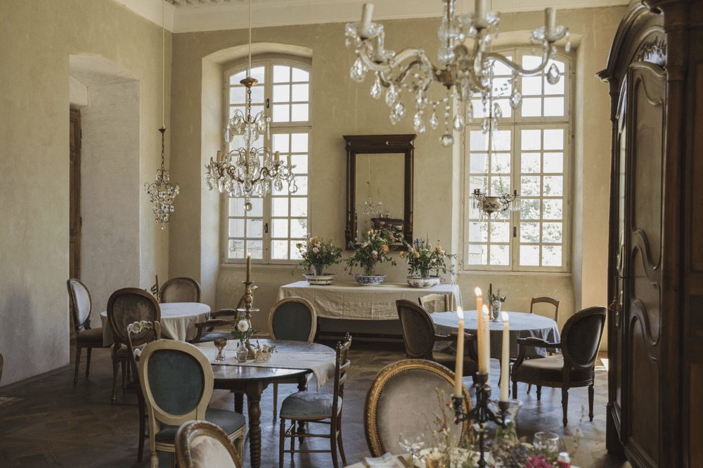 The dining room