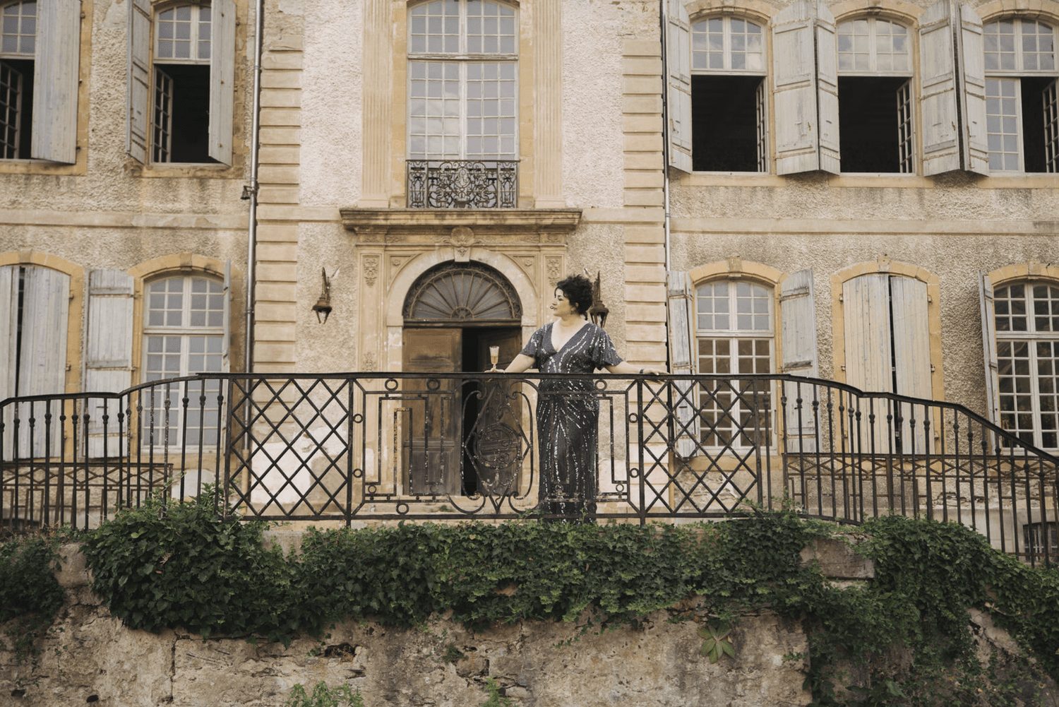 On the terrace