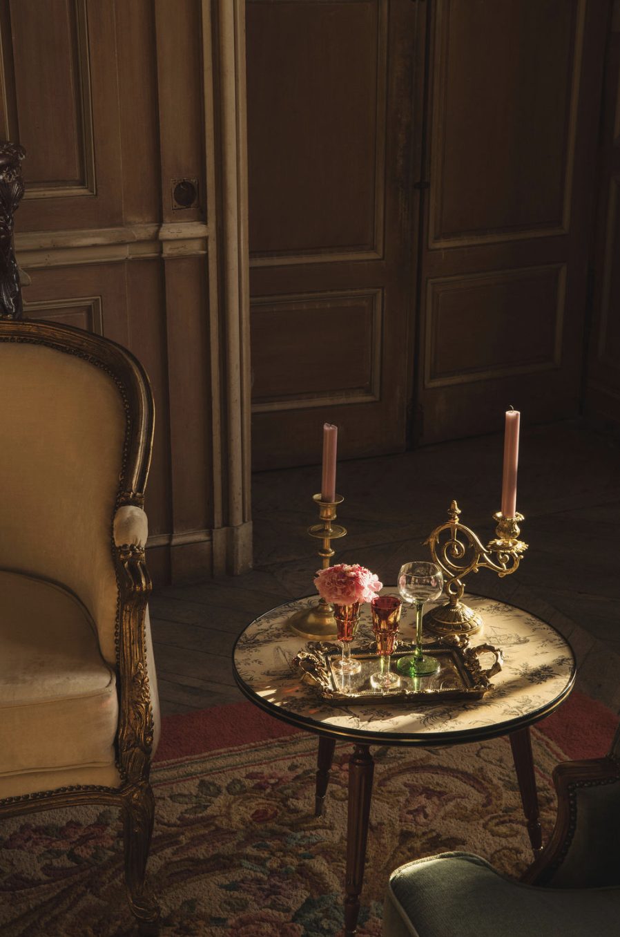 Candles in the salon
