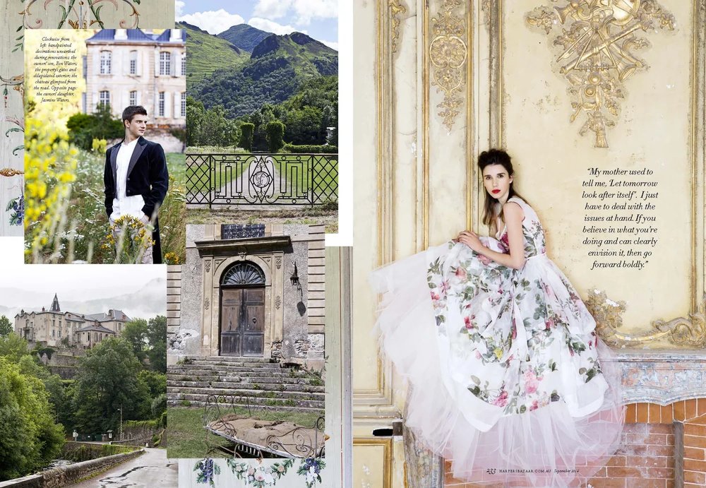 Harper's Bazaar, a page from the feature