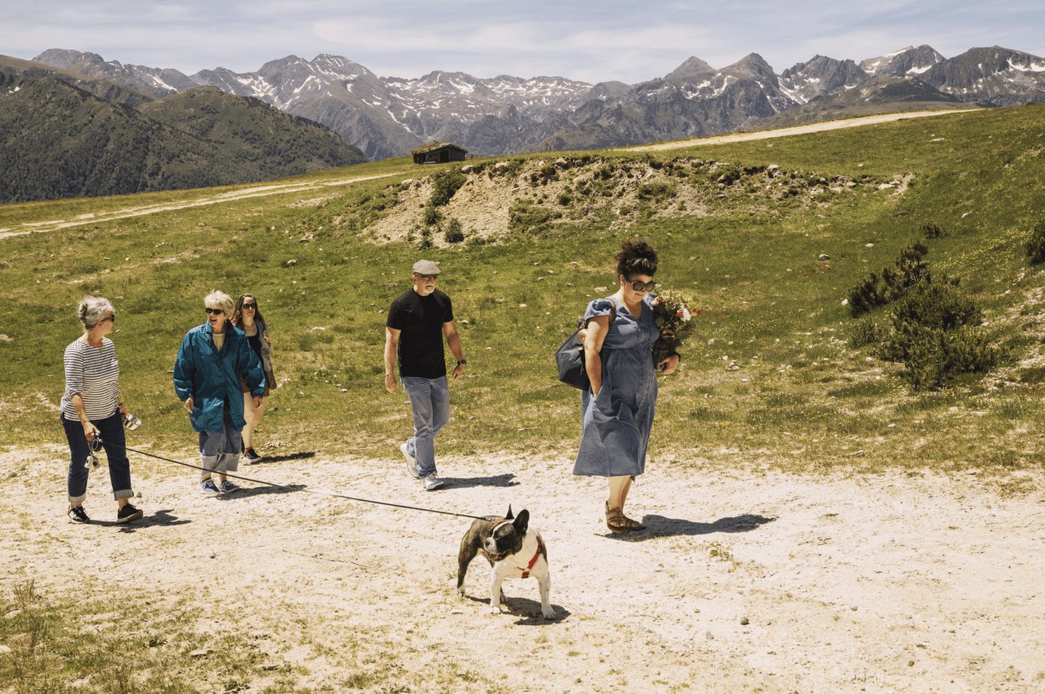 Walking in the hills