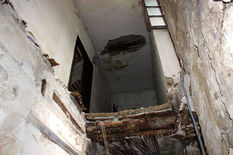 Looking up through the floors