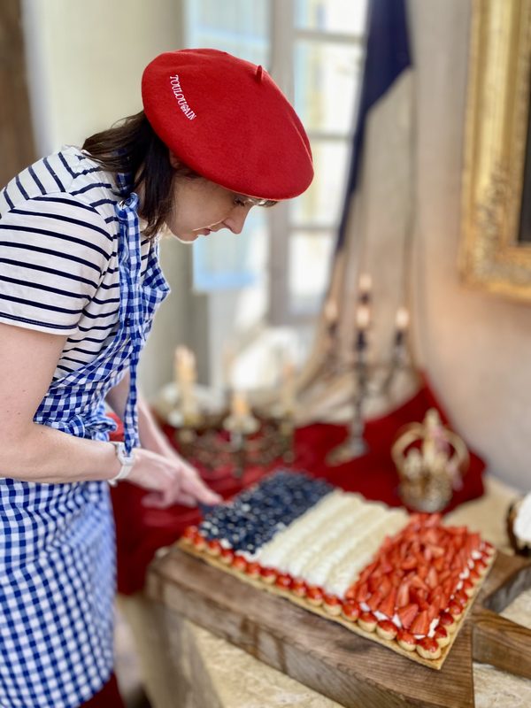 Cooking in a red beret: a tricolour tart