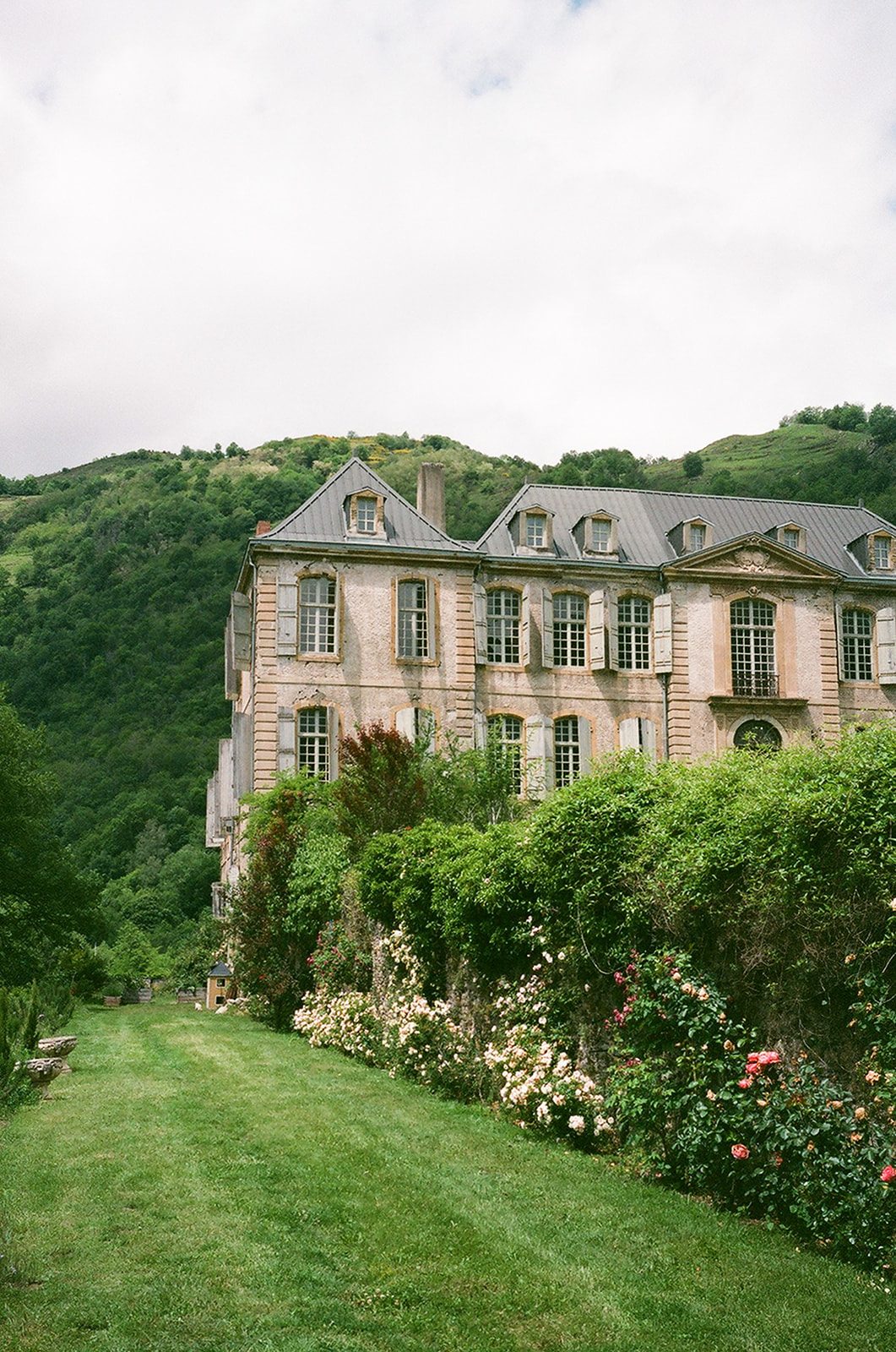 The château from the garden