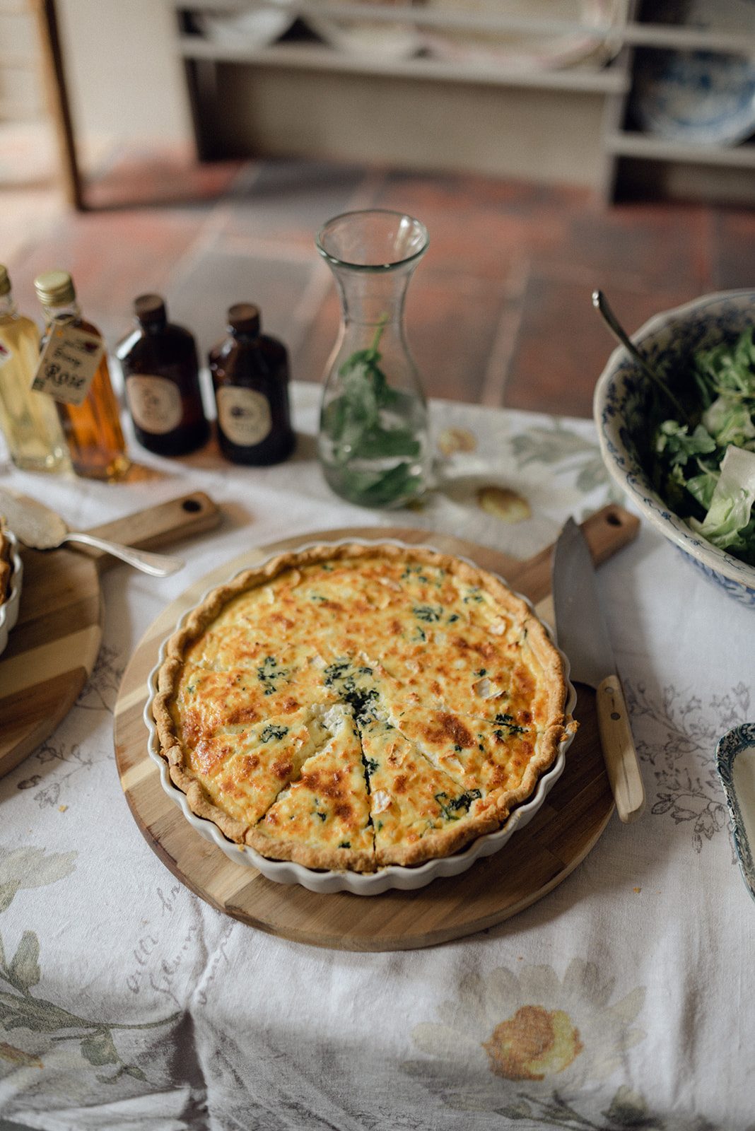 A quiche for the table